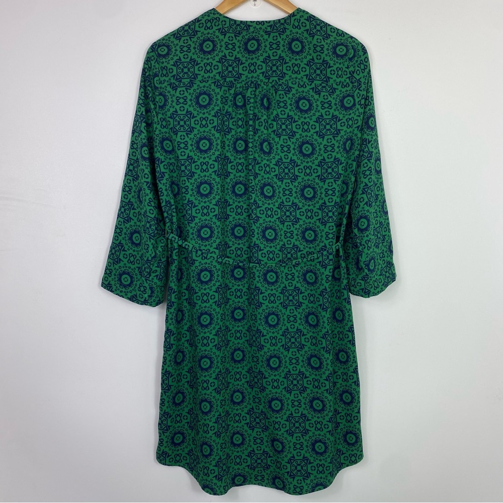 41 Hawthorn dress green and navy blue size medium - Picture 2 of 13